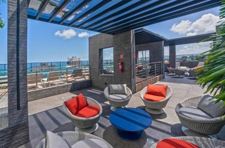 Apto Time - Vista Mar Em Ponta Verde Maceio Apartman Kültér fotó