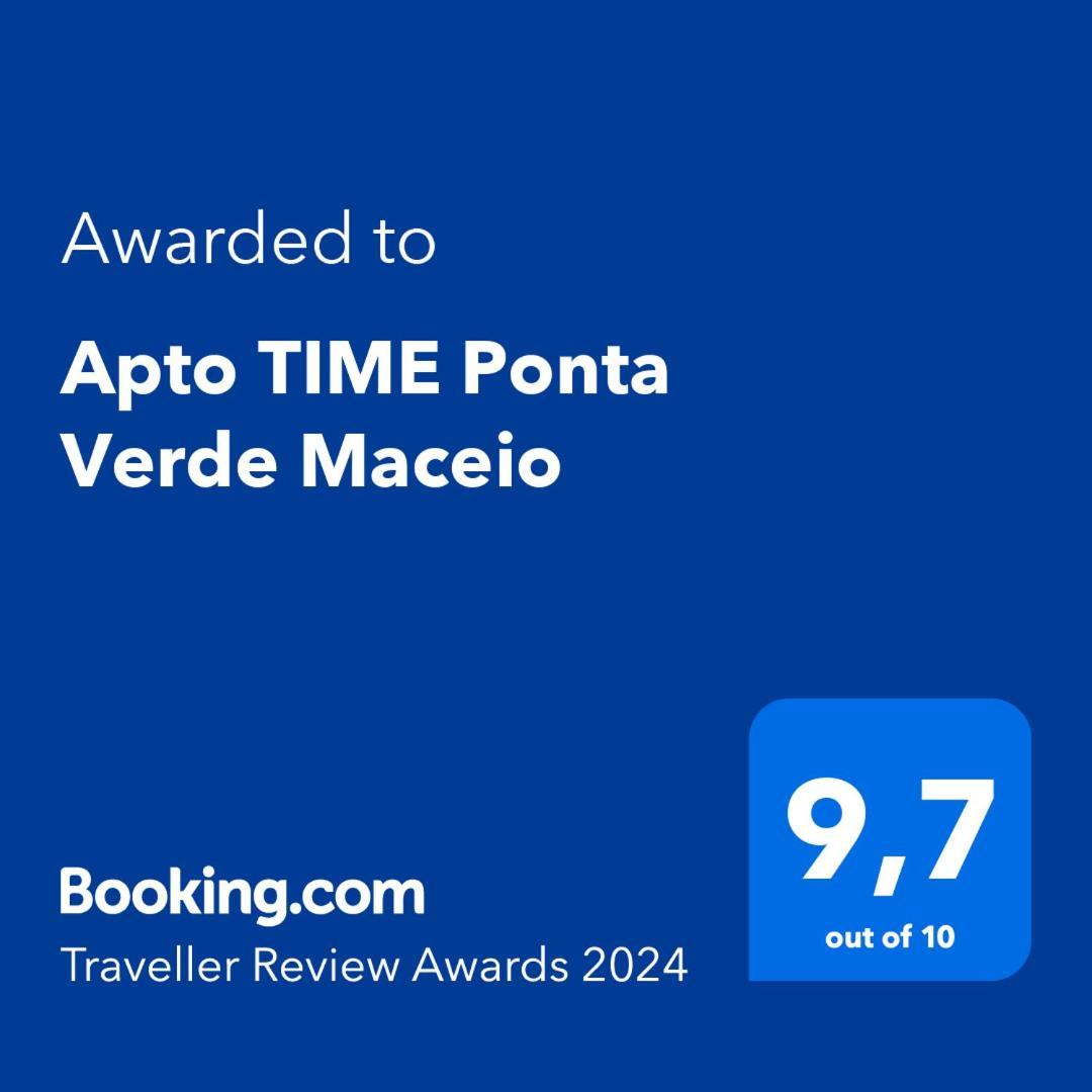 Apto Time - Vista Mar Em Ponta Verde Maceio Apartman Kültér fotó