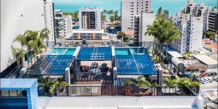 Apto Time - Vista Mar Em Ponta Verde Maceio Apartman Kültér fotó