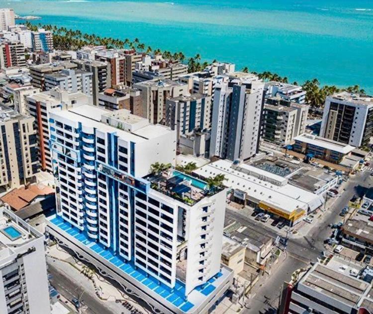 Apto Time - Vista Mar Em Ponta Verde Maceio Apartman Kültér fotó